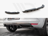 Maxton Design Central Rear Splitter (Vertical Bars) Renault CLIO MK5 (2019-) - RE-CL-5-RSD1+RD1