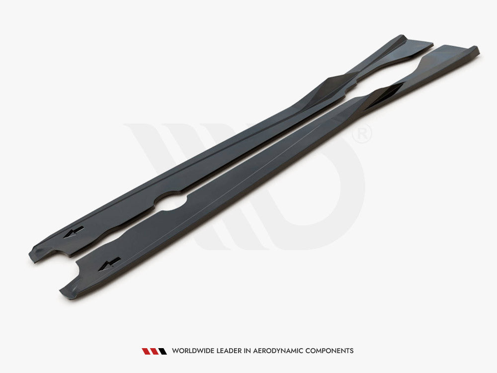 Maxton Design Side Skirts Diffusers Chevrolet Corvette C8 (2020-) - CH-CO-C8-SD2