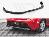 Maxton Design Central Rear Splitter (+flaps) Toyota Corolla GR Sport Hatchback XII (2019-) - TO-CO-12-HB-GR-RD1+RSF