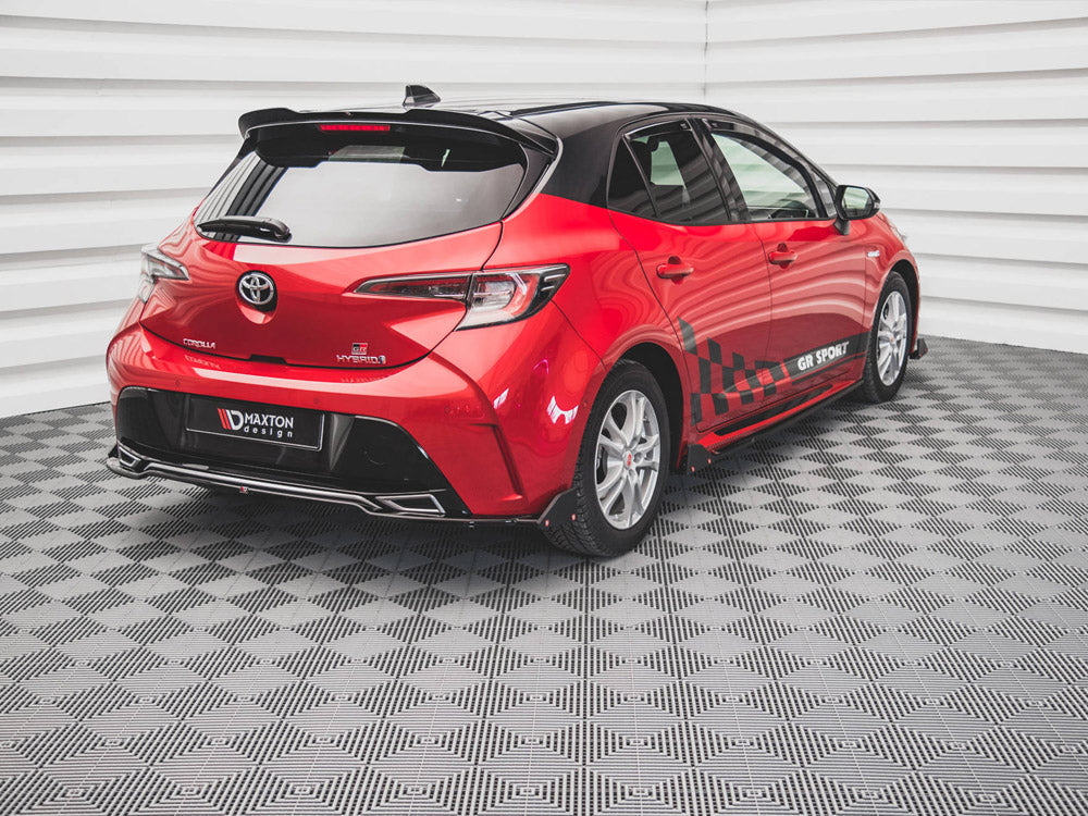 Maxton Design Central Rear Splitter (+flaps) Toyota Corolla GR Sport Hatchback XII (2019-) - TO-CO-12-HB-GR-RD1+RSF