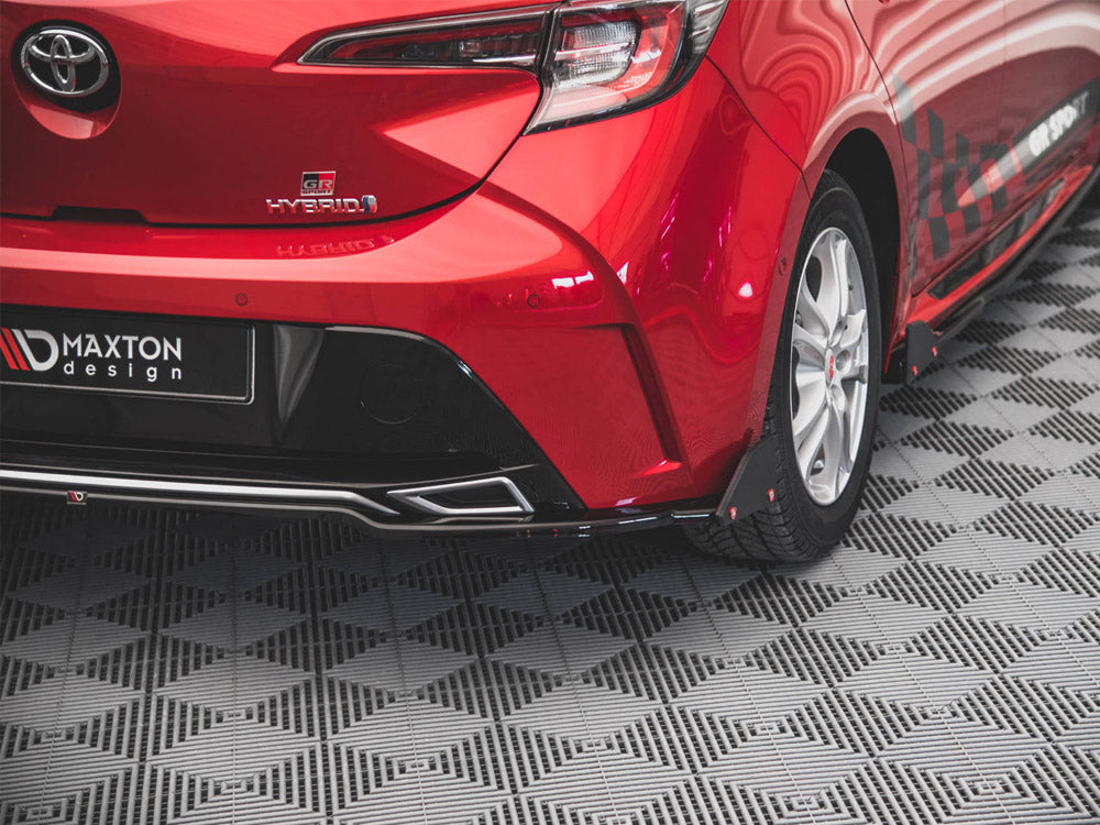 Maxton Design Central Rear Splitter (+flaps) Toyota Corolla GR Sport Hatchback XII (2019-) - TO-CO-12-HB-GR-RD1+RSF