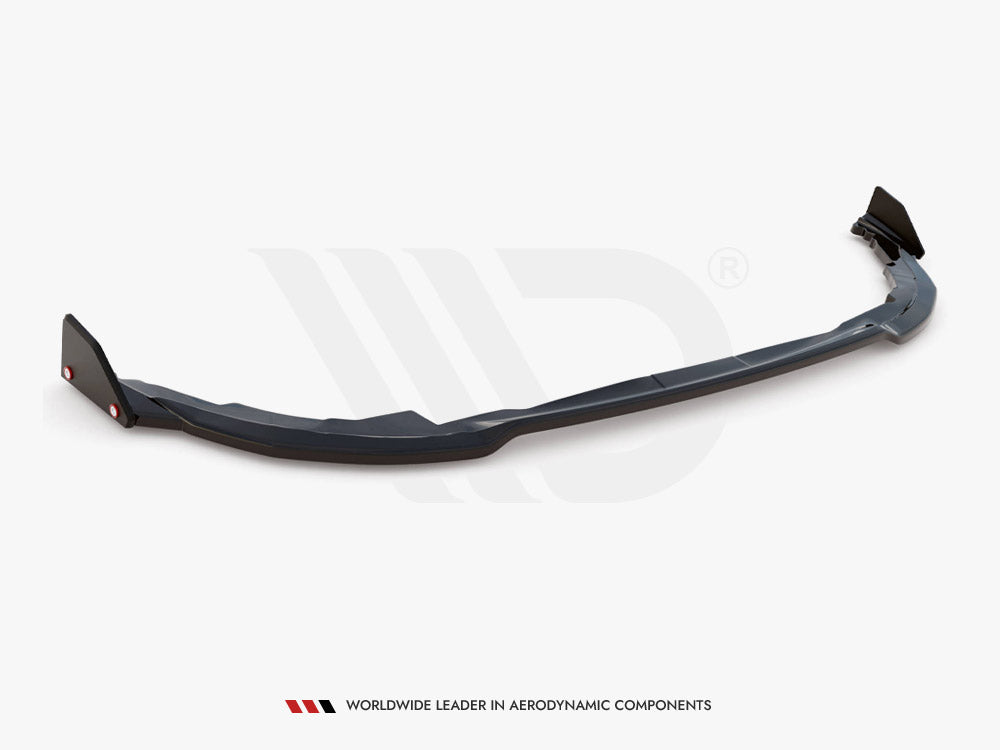 Maxton Design Central Rear Splitter (+flaps) Toyota Corolla GR Sport Hatchback XII (2019-) - TO-CO-12-HB-GR-RD1+RSF