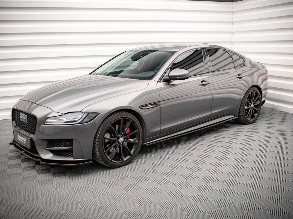 Maxton Design Side Skirts Diffusers Jaguar XF R-sport MK2 (2015-2020) - JA-XF-2-RSPORT-SD1