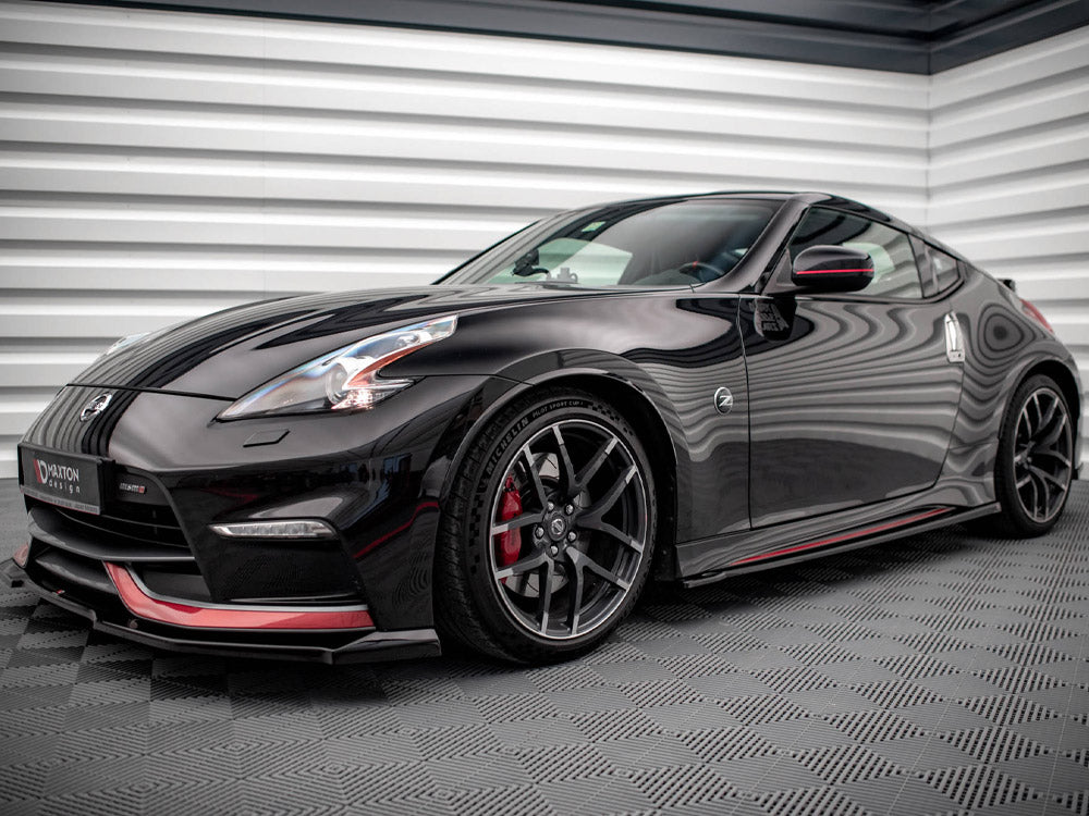 Maxton Design Side Skirts Diffusers V.1 Nissan 370Z Nismo Facelift (2014-2020) - NI-370Z-NISMO-SD1