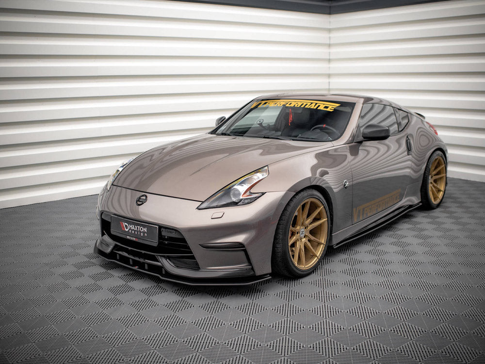 Maxton Design Street PRO Side Skirts Diffusers Nissan 370Z Nismo Facelift (2014-2020) - NI370ZNISMOCNC-SD1