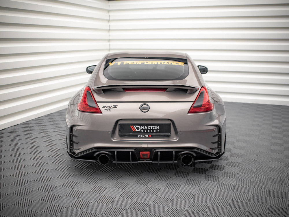 Maxton Design Street PRO Rear Side Splitters Nissan 370Z Nismo Facelift (2014-2020) - NI370ZNISMOCNC-RSD1