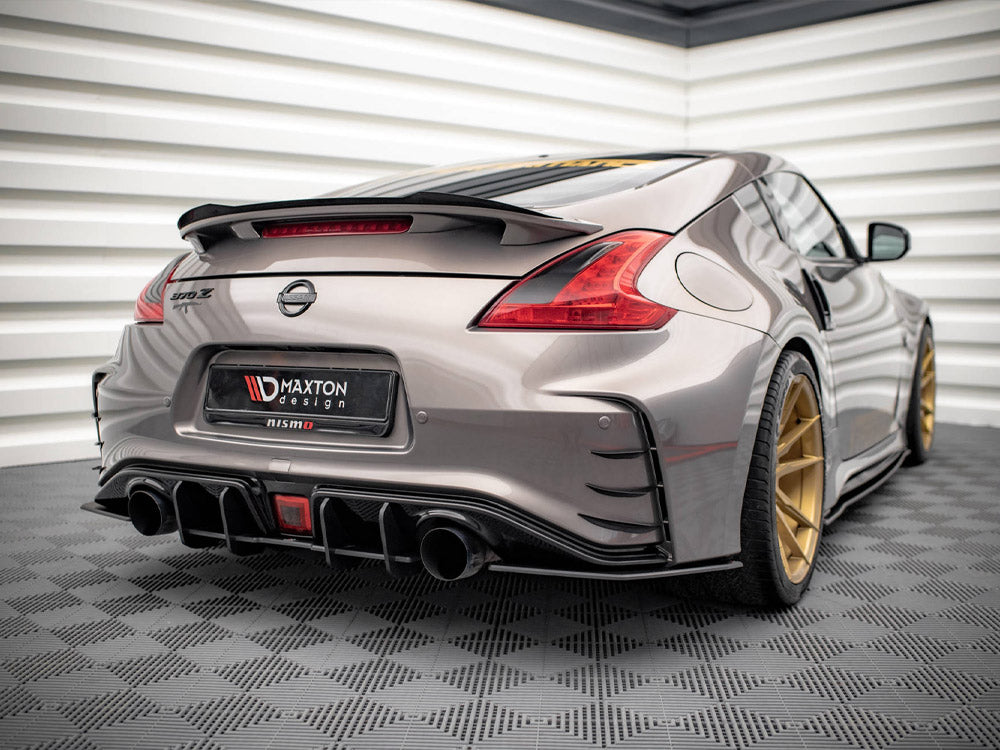 Maxton Design Street PRO Rear Diffuser Nissan 370Z Nismo Facelift (2014-2020) - NI370ZNISMOCNC-RS1