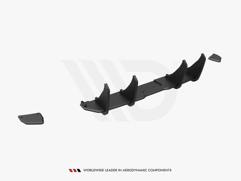 Maxton Design Street PRO Rear Diffuser Nissan 370Z (2009-2020) - NI370FCNC-RS1