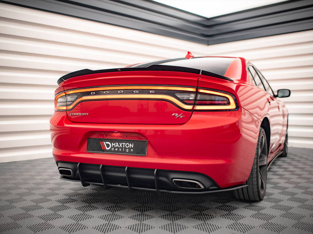 Maxton Design Street PRO Rear Diffuser Dodge Charger RT MK7 Facelift (2014-) - DOCH2RTCNC-RS1