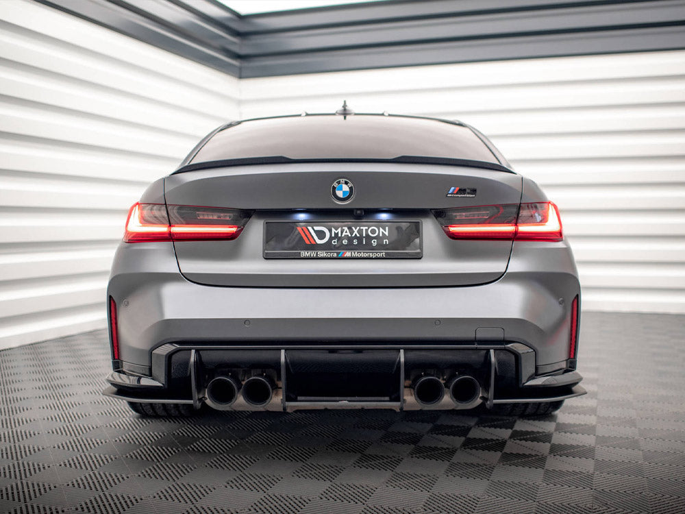 Maxton Design Street PRO Rear Diffuser BMW M3 G80 (2021-) - BM3G80MCNC-RS1