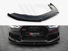 Load image into Gallery viewer, Maxton Design Front Splitter Audi A6 RS6 Look C7 (2011-2017) – AU-A6-C7-RS6LOOK-FD1