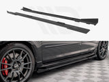 Maxton Design Street PRO Side Skirts Diffusers (+flaps) Mazda 3 MPS MK1 (2006-2008) - MA3MPS1CNC-SD1+SF1