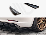 Maxton Design Rear Side Splitters V.2 Tesla Model 3 (2017-) - TE-MODEL3-1-RSD2