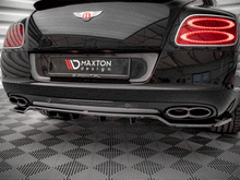 Load image into Gallery viewer, Maxton Design Central Rear Splitter (Vertical Bars) Bentley Continental GT V8 S MK2 (2014-2016) - BE-CO-GT-1F-RD1+RD2