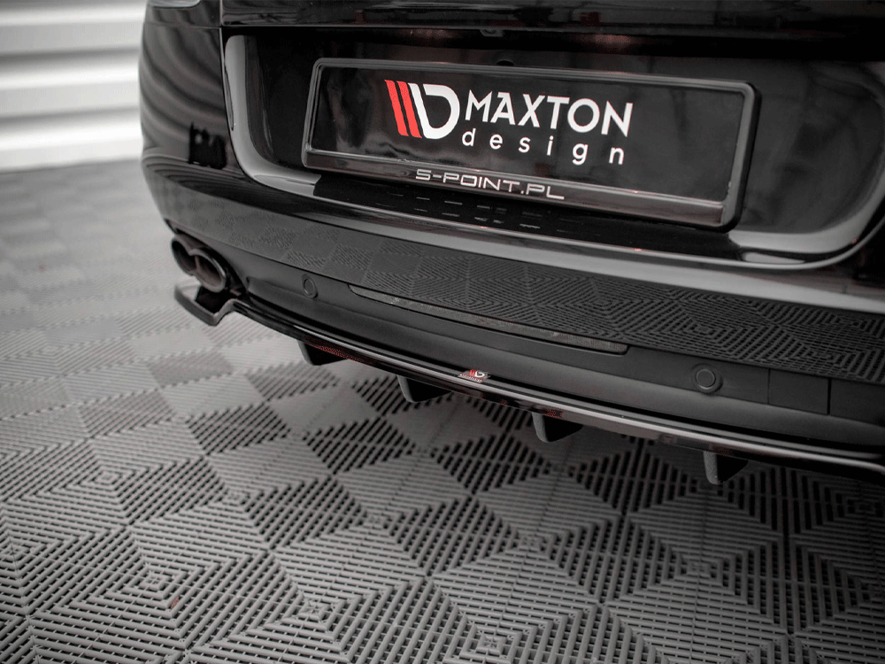 Maxton Design Central Rear Splitter (Vertical Bars) Bentley Continental GT V8 S MK2 (2014-2016) - BE-CO-GT-1F-RD1+RD2