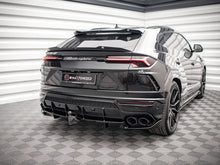 Load image into Gallery viewer, Maxton Design Central Rear Splitter (Vertical Bars) Lamborghini URUS MK1 - LA-UR-1-RD1+RD1R+RD2