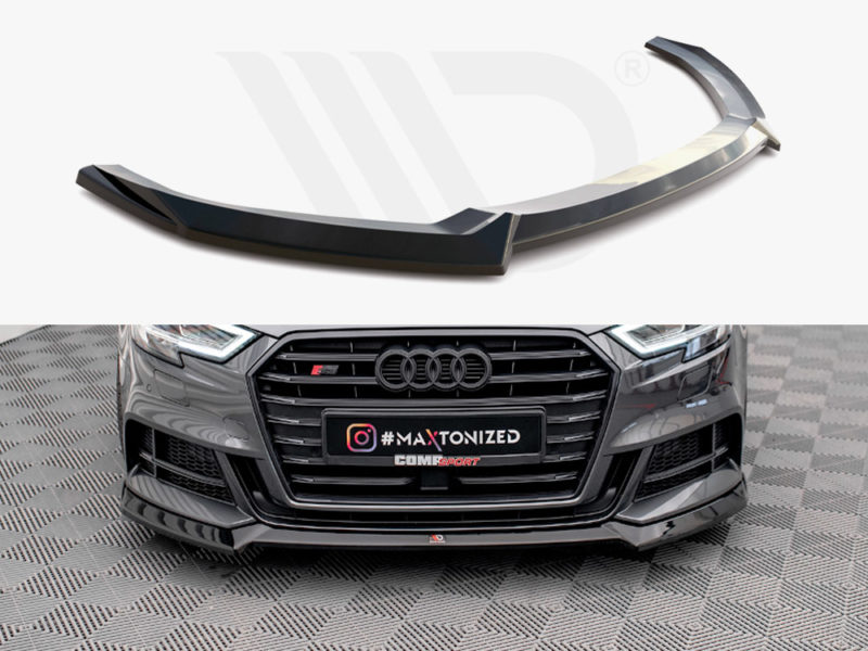 Maxton Design Front Splitter V.3 Audi S3 Sportback 8V Facelift – AU-S3-3F-SB-FD3