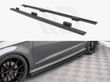 Maxton Design Street PRO Side Skirts Diffusers Audi S3 Sportback 8V Facelift – AUS33FSBCNC-SD1