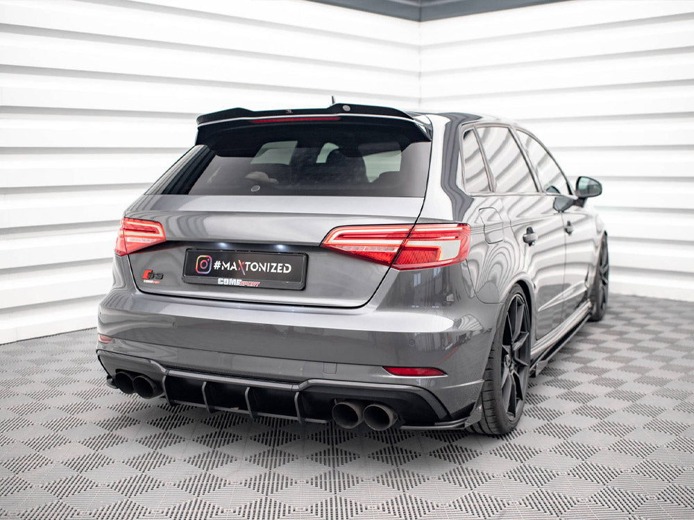 Maxton Design Rear Side Flaps Audi S3 Sportback 8V Facelift - AUS33FSBCNC-RSF1