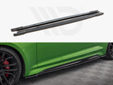 Maxton Design Side Skirts Diffusers Audi RS5 Coupe F5 Facelift - AU-RS5-2F-C-SD1