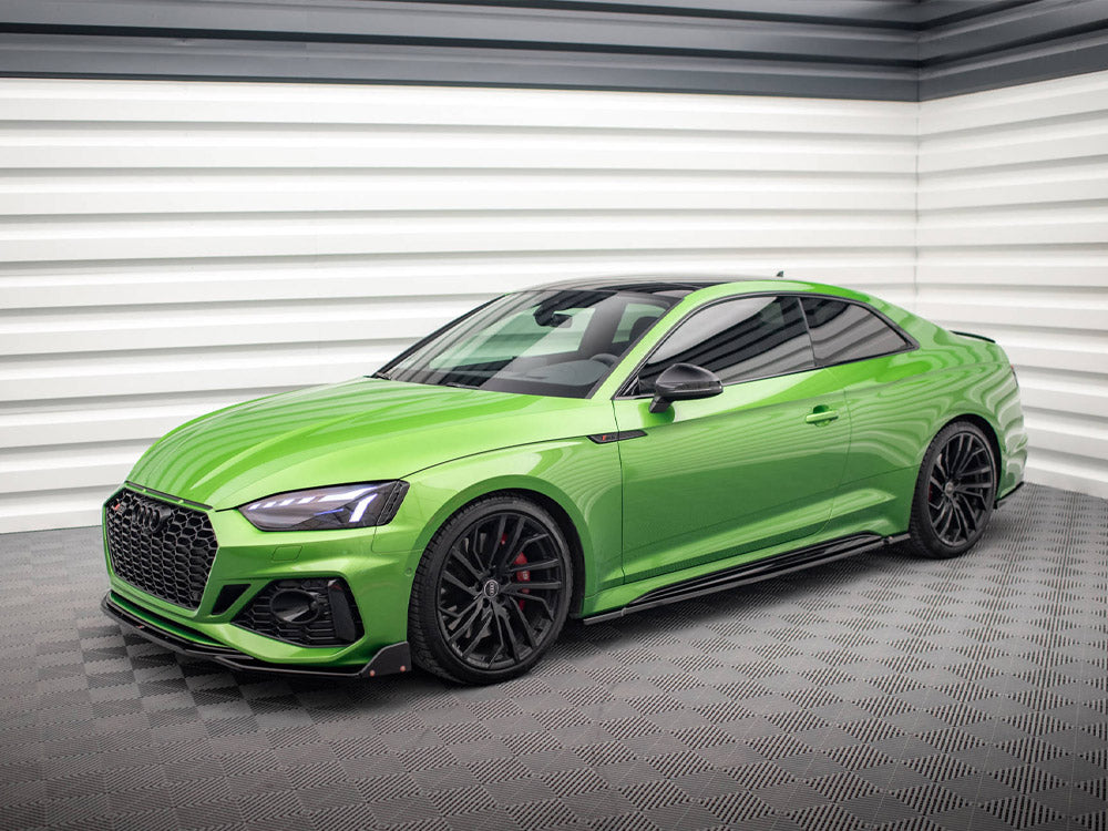 Maxton Design Side Skirts Diffusers Audi RS5 Coupe F5 Facelift - AU-RS5-2F-C-SD1