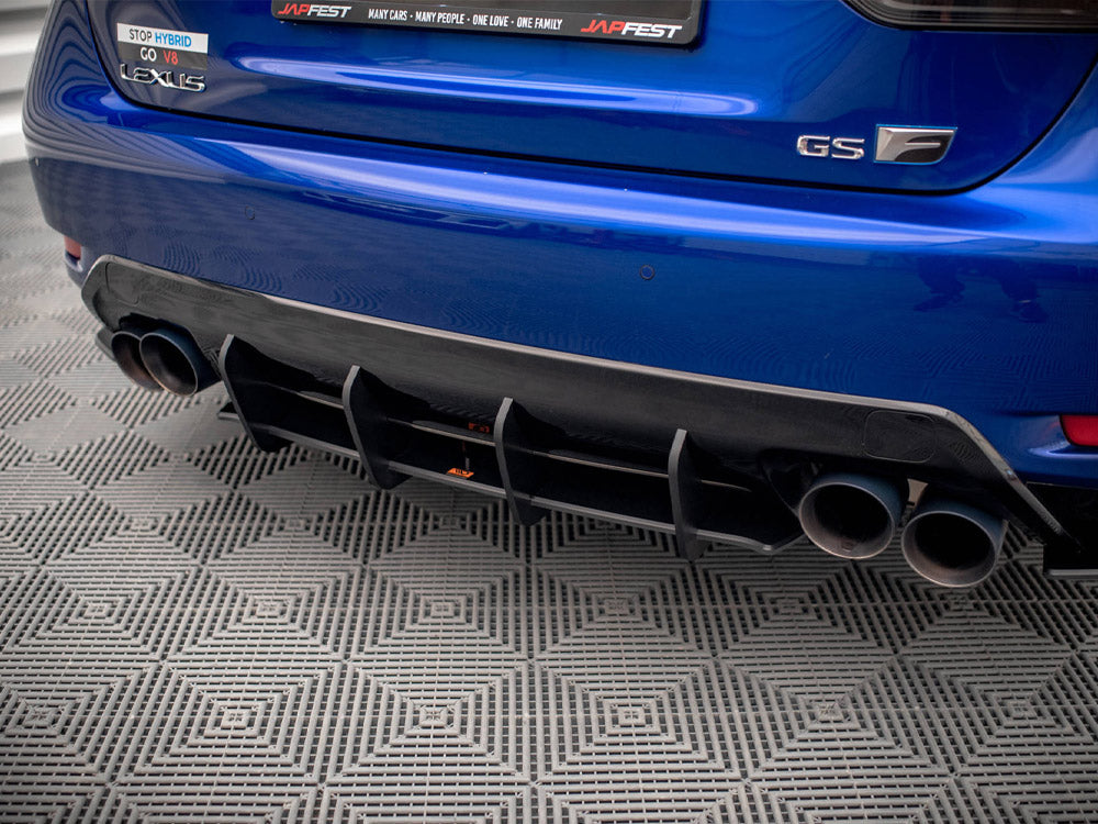 Maxton Design Street PRO Rear Diffuser Lexus GS F Mk4 Facelift - LEGSF4FCNC-RS1