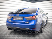 Load image into Gallery viewer, Maxton Design Rear Valance Lexus GS F Mk4 Facelift - LE-GSF-4F-RS1