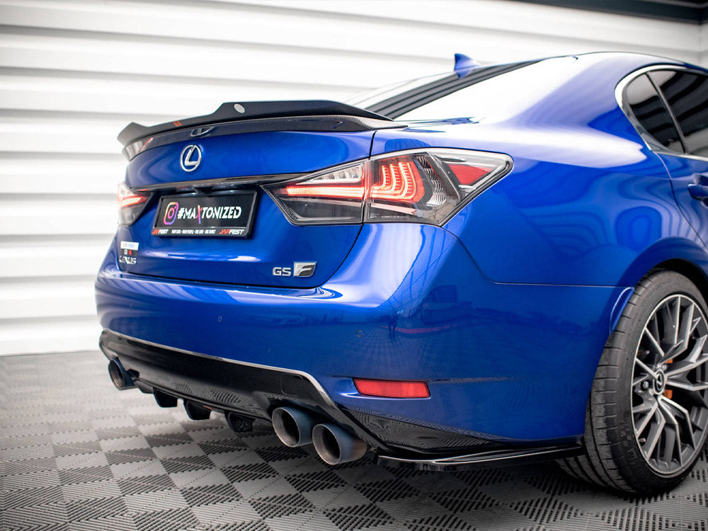 Maxton Design Rear Valance Lexus GS F Mk4 Facelift - LE-GSF-4F-RS1