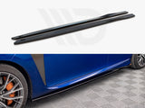 Maxton Design Side Skirts Diffusers Lexus GS F Mk4 Facelift - LE-GSF-4F-SD1