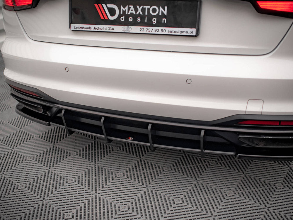 Maxton Design Street PRO Rear Diffuser Audi A4 B9 Facelift - AUA4B9FCNC-RS1