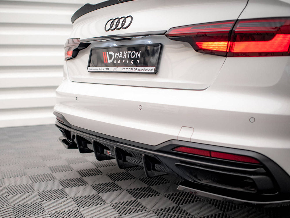 Maxton Design Rear Valance Audi A4 B9 Facelift - AU-A4-B9F-RS1