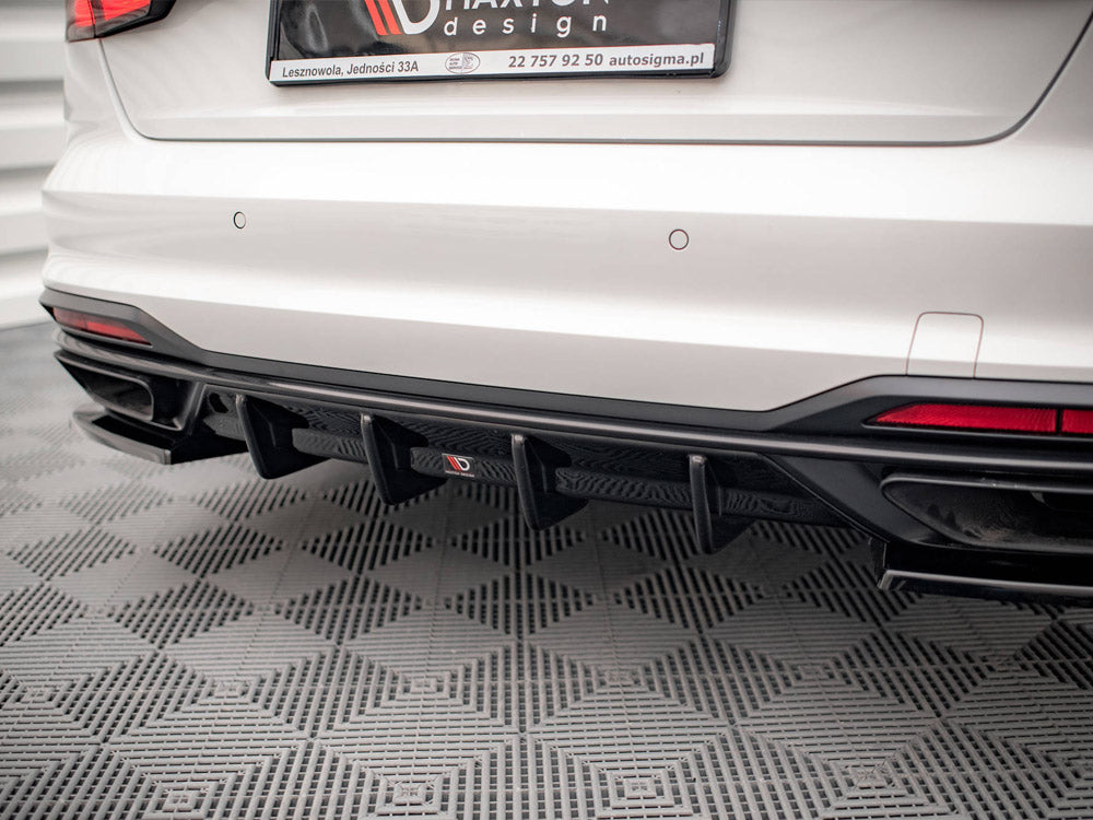 Maxton Design Rear Valance Audi A4 B9 Facelift - AU-A4-B9F-RS1