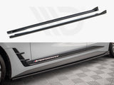 Maxton Design Side Skirts Diffusers V.2 BMW 4 Gran Coupe M-Pack G26 - BM-4-G26-MPACK-GC-SD2