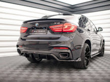 Load image into Gallery viewer, Maxton Design Central Rear Splitter (Vertical Bars) BMW X6 M Sport F16 – BM-X6-16-MPACK-RD1+RD2