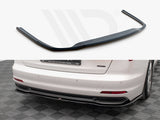 Maxton Design Central Rear Splitter Audi A6 C8 - AU-A6-C8-RD1