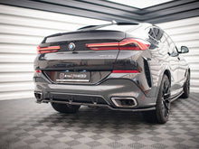 Load image into Gallery viewer, Maxton Design Central Rear Splitter (Vertical Bars) V.3 BMW X6 M-Pack G06 - BM-X6-06-MPACK-RD3+RD5