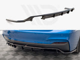 Maxton Design Central Rear Splitter (Vertical Bars) BMW 2 M-Pack F22 - BM-2-22-MPACK-RD1+RD2