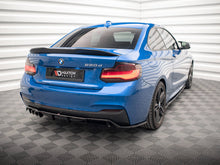 Load image into Gallery viewer, Maxton Design Central Rear Splitter (Vertical Bars) BMW 2 M-Pack F22 - BM-2-22-MPACK-RD1+RD2