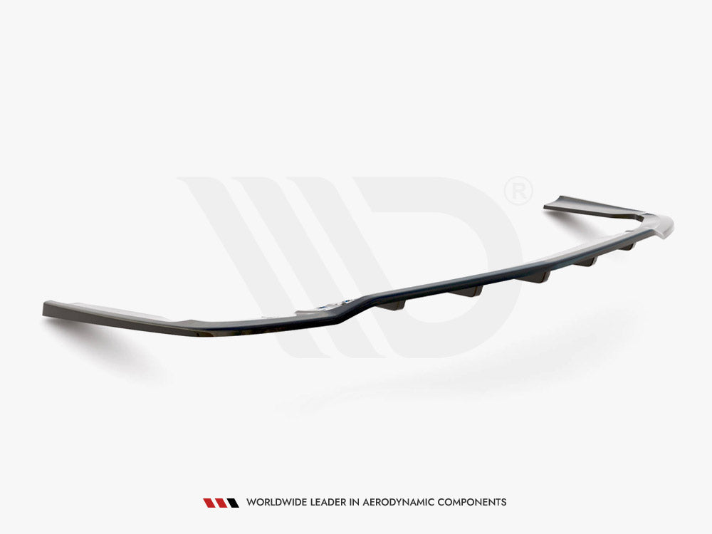 Maxton Design Central Rear Splitter (Vertical Bars) Opel/Vauxhall Insignia OPC Mk1 - OP-IS-1-OPC-RD1+RD2