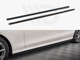 Maxton Design Side Skirts Diffusers Mercedes E AMG Line W213 Facelift - ME-E-213F-AMGLINE-SD1