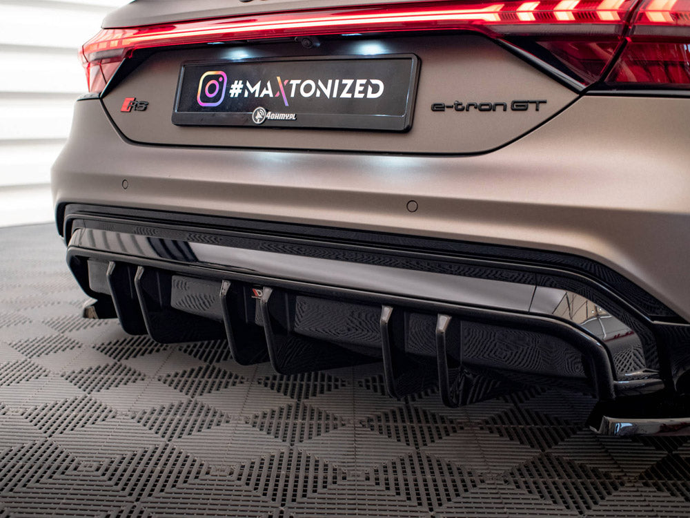 Maxton Design Rear Valance Audi e-Tron GT/RS GT Mk1 - AU-ETRON-1-RS-RS1