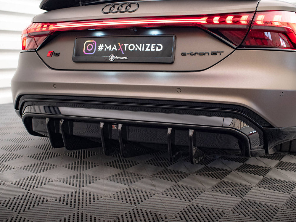 Maxton Design Rear Valance Audi e-Tron GT/RS GT Mk1 - AU-ETRON-1-RS-RS1