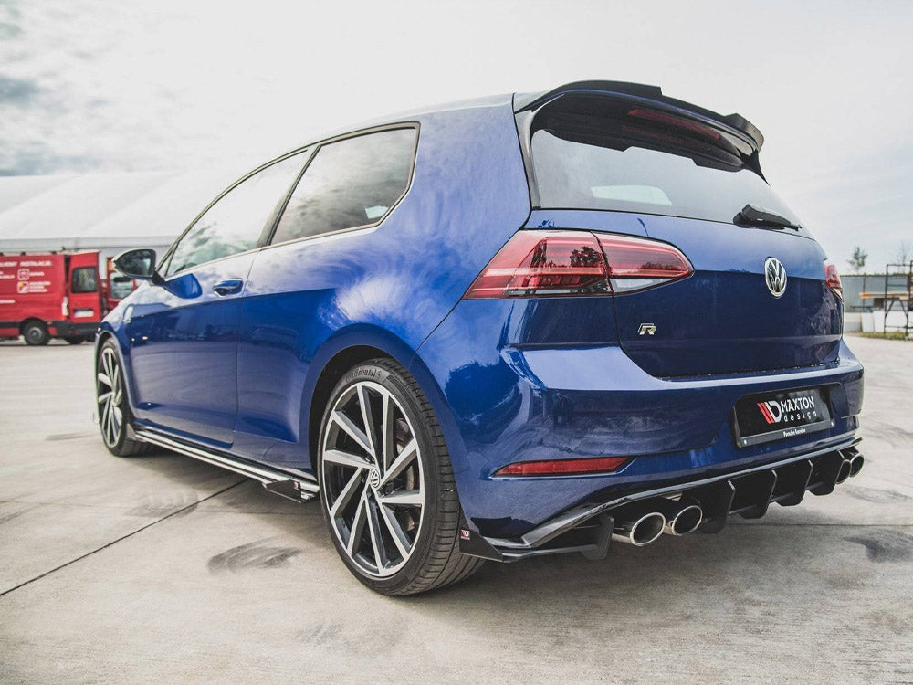 Maxton Design Side Flaps VW Golf 7 R/R-Line Facelift - VWGO7FRCNC-SRF1