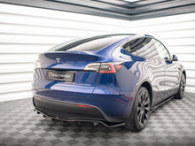 Load image into Gallery viewer, Maxton Design Central Rear Splitter (Vertical Bars) Tesla Model Y - TE-MODELY-1-RD1+RD2