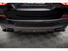 Load image into Gallery viewer, Maxton Design Central Rear Splitter (Vertical Bars) BMW X3 M40i/M40d G01 - BM-X3-01-M40-RD1+RD2