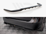 Maxton Design Central Rear Splitter (Vertical Bars) Mercedes B W246 Facelift - ME-B-246F-RD1+RD2