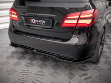 Load image into Gallery viewer, Maxton Design Central Rear Splitter (Vertical Bars) Mercedes B W246 Facelift - ME-B-246F-RD1+RD2