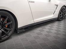 Load image into Gallery viewer, Maxton Design Side Skirts Diffusers + Flaps Nissan GTR R35 Facelift - NI-GTR-4F2-SD1+SF