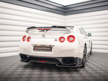 Load image into Gallery viewer, Maxton Design Central Rear Splitter (Vertical Bars) Nissan GTR R35 Facelift - NI-GTR-4F2-RD1+RD2