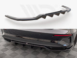 Maxton Design Central Rear Splitter (Vertical Bars) Audi A3 S-Line Sedan 8Y - AU-A3-8Y-SLINE-S-RD1+RD2